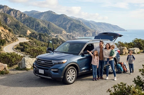 Meridian loan advisor reviewing documents with client